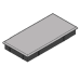 TAMPA 20X40 NYLON PRETO 608 PRETO